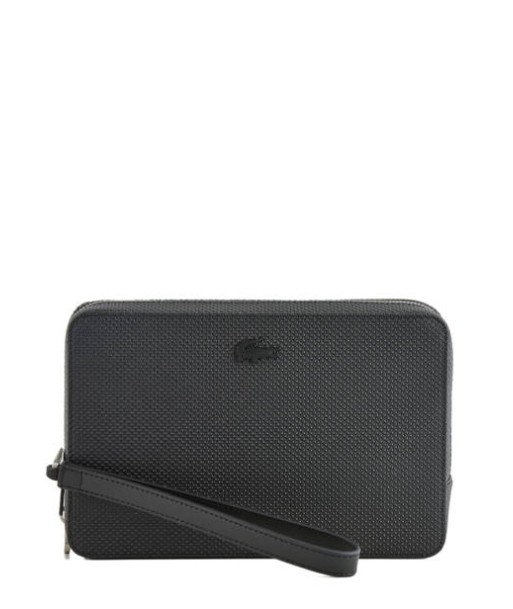 Pochette LACOSTE Cuir CHANTACO brillant des détails fins