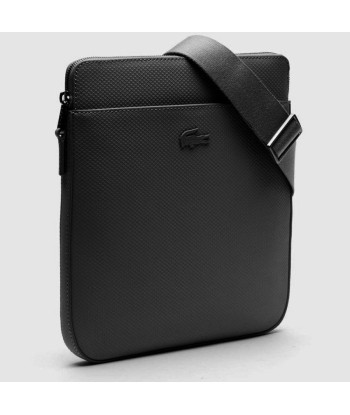 Sacoche LACOSTE PLATE Cuir CHANTACO Noir shop