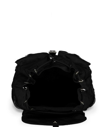 Black Large Tessuto Nylon Backpack sur le site 