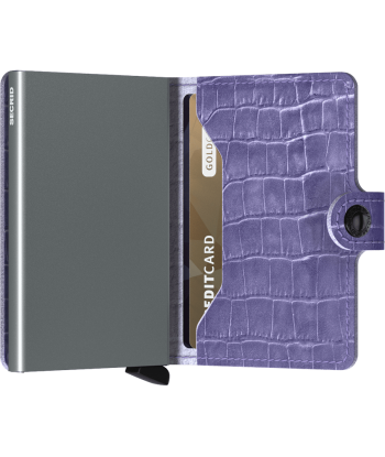 Miniwallet Secrid Cleo LAVENDER plus qu'un jeu 