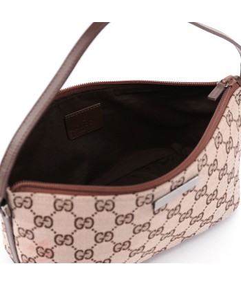 Beige Brown GG Boat Pochette l'achat 