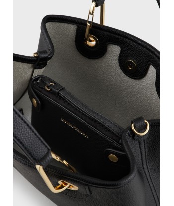 Emporio Armani Mini MyEA Bag imprimé cerf NOIR 50% de réduction en Octobre 2024