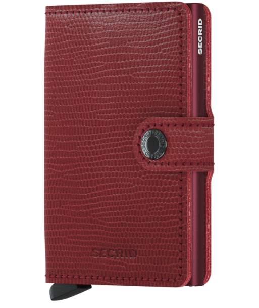 Miniwallet Secrid Rango Red/Bordeaux pas chere