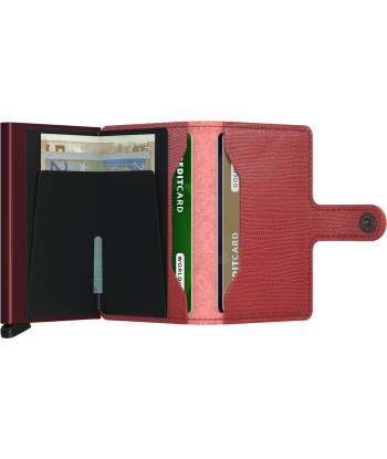 Miniwallet Secrid Rango Red/Bordeaux pas chere