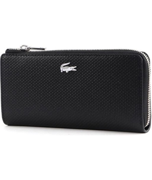 Portefeuille Lacoste Slim Zip Wallet Noir 50-70% off 