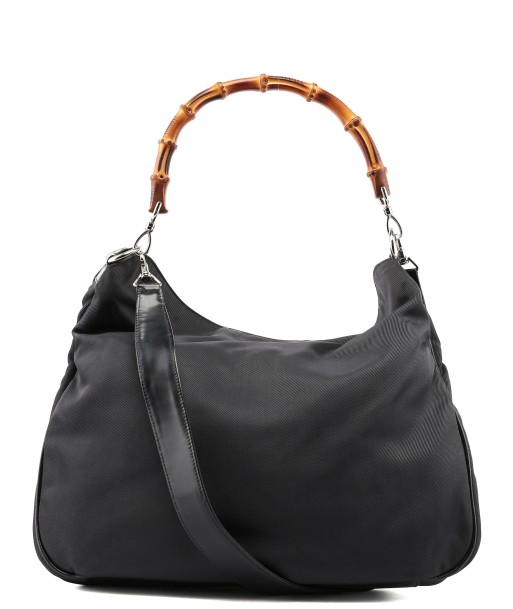 Black Bamboo Shoulder Bag 2Way france