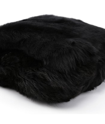 Black Fur Shoulder Bag pas cher 