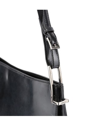 Black Patent Leather Shoulder Bag pas cheres