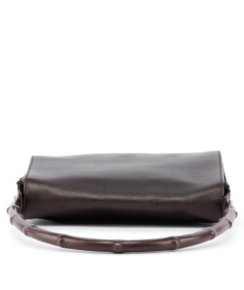 Leather Bamboo Shoulder Bag 2023