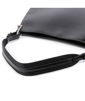 Black Patent Leather Shoulder Bag pas cheres