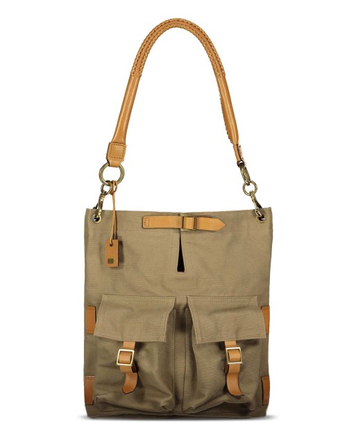 Spring 2003 Canvas Leather Shoulder Bag offre 