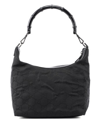 Black GG Bamboo Shoulder Bag sélection de produits