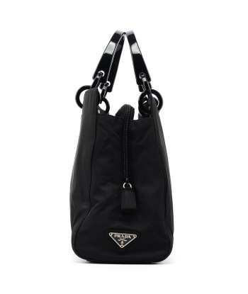 Black Nylon Plastic Handle Tote online