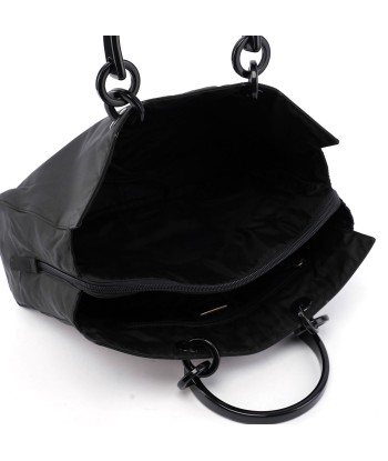 Black Nylon Plastic Handle Tote online