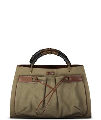 Fall 2002 Bamboo Handle Canvas Handbag vente chaude votre 