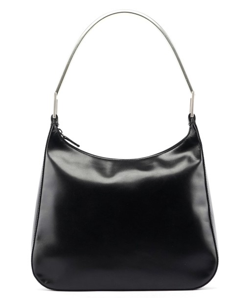 Black Vitello Metallo Shoulder Bag prix