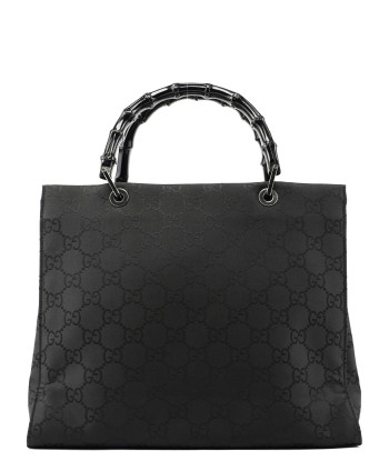 Black GG Bamboo Tote Le MVP de beaucoup