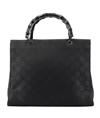 Black GG Bamboo Tote Le MVP de beaucoup