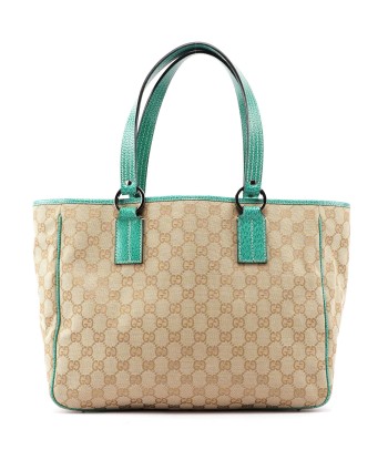 Beige Turquoise GG Tote Bag Profitez des Offres !