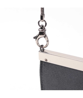 Anthracite Satin Mini Crossbody Bag Profitez des Offres !