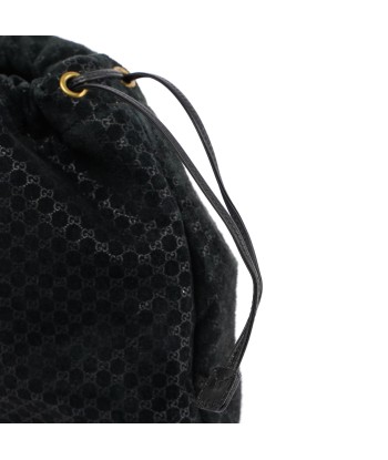 Black Leather Perforated Shoulder Bag Par le système avancé 