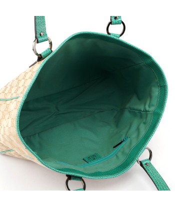 Beige Turquoise GG Tote Bag Profitez des Offres !