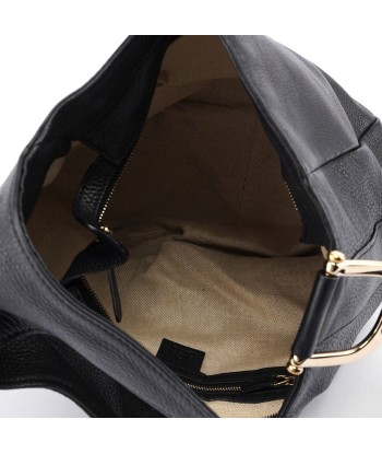 Black Leather Hobo Bag À commander