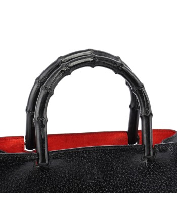 Black Bamboo Tote Red Int en linge