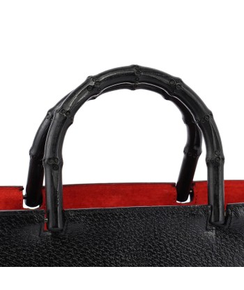 Black Bamboo Tote Red Int votre