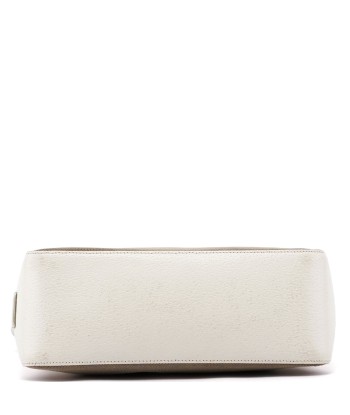 Beige White Canvas Shoulder Bag prix