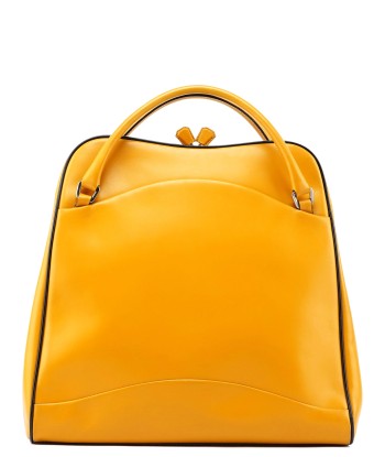 Prada Yellow Leather Handbag Pour