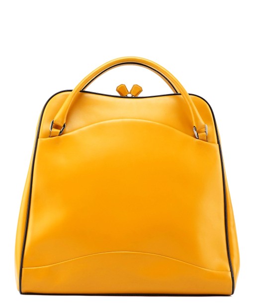 Prada Yellow Leather Handbag Pour