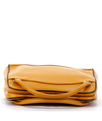 Prada Yellow Leather Handbag Pour