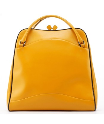 Prada Yellow Leather Handbag Pour