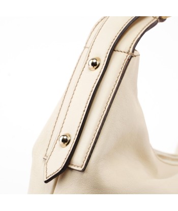 Gucci Off-White Leather Horsebit Shoulder Bag français