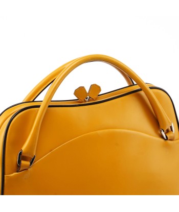 Prada Yellow Leather Handbag Pour