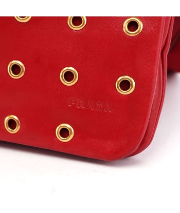 Prada Red Leather Shoulder Bag Fin de série