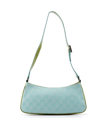 Gucci Light Blue Spazzolato GG Shoulder Bag les ligaments