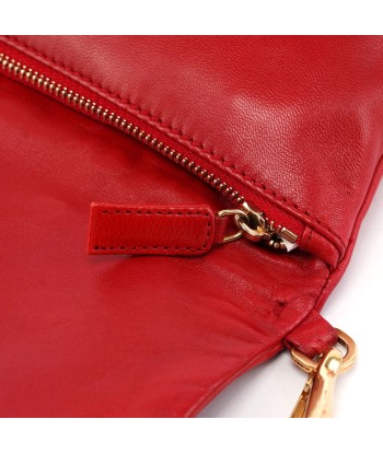 Prada Red Leather Shoulder Bag Fin de série