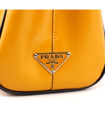 Prada Yellow Leather Handbag Pour