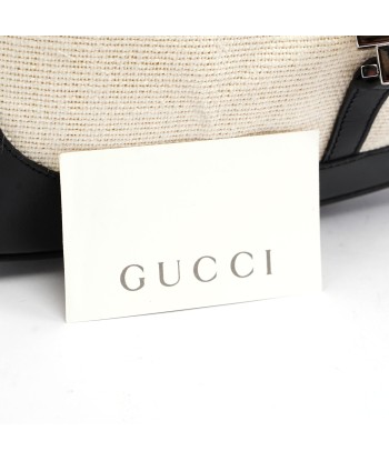 gucci Beige Canvas Chain Jackie Shoulder Bag livraison gratuite