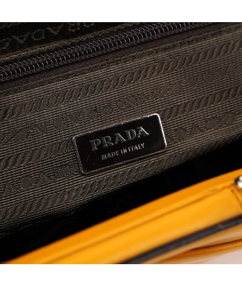 Prada Yellow Leather Handbag Pour