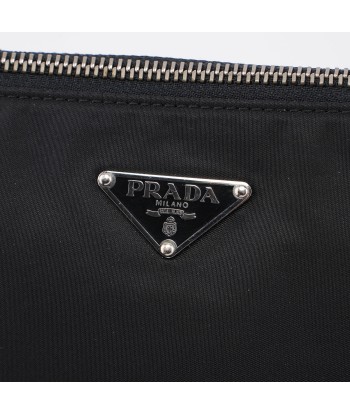 Prada Black Tessuto Leather Shoulder Bag commande en ligne