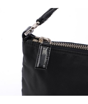 Prada Black Tessuto Leather Shoulder Bag commande en ligne