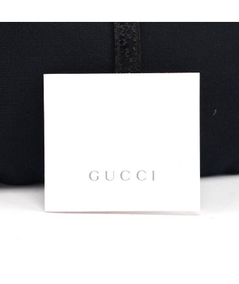 Gucci Black Canvas Jackie Bamboo Shoulder Bag les ctes