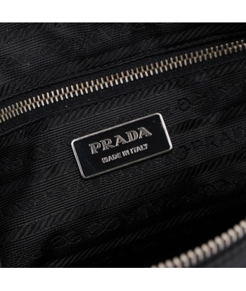 Prada Black Tessuto Leather Shoulder Bag commande en ligne