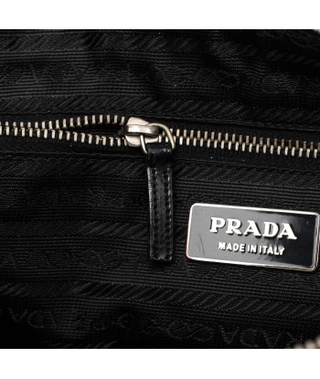 Prada Black Tessuto Leather Shoulder Bag commande en ligne