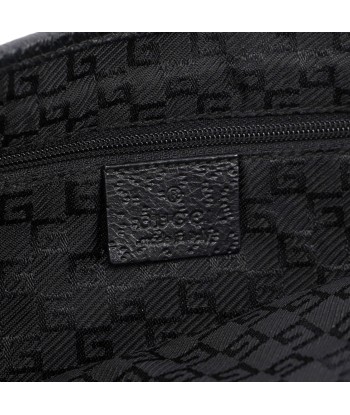 Gucci Black Canvas Jackie Bamboo Shoulder Bag les ctes