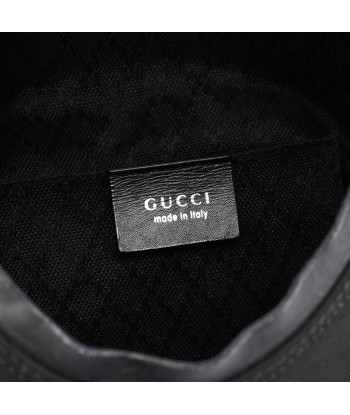 Gucci Black Canvas Shoulder Bag livraison gratuite