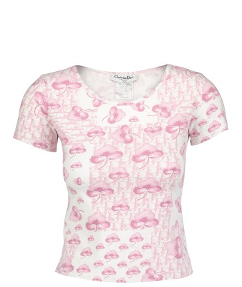 Pink Trotter Monogram Girly T-Shirt IT44 des créatures d'habitude